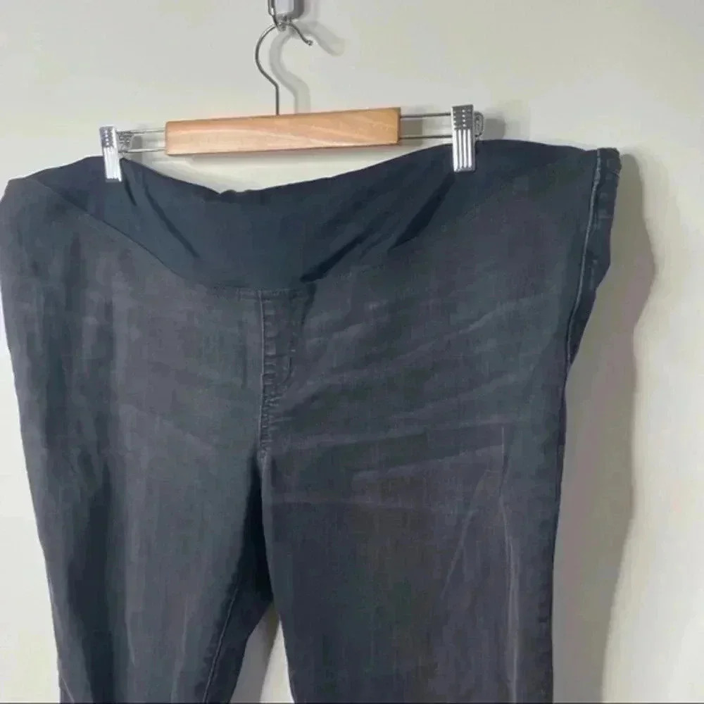 Madewell Maternity Over-the-Belly Skinny Jeans‎ in Gray - Picture 4 of 8